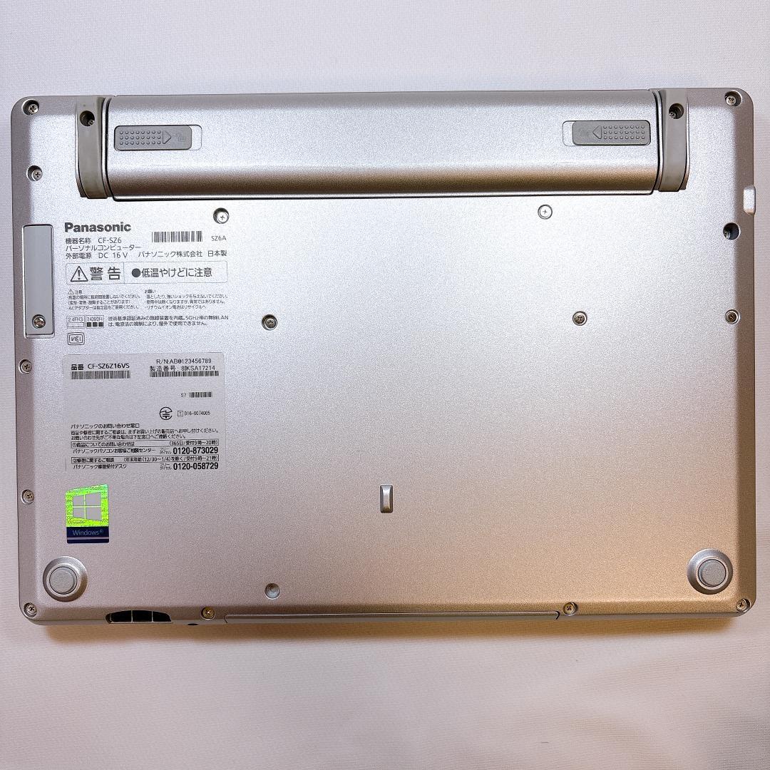 ★軽量850g★ レッツノート CF-SZ6 i7 16GB 512GB_900