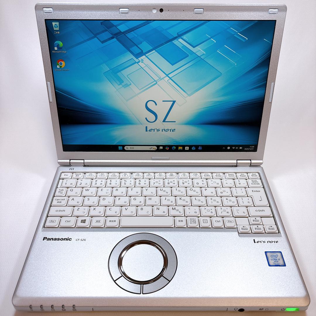 ★軽量850g★ レッツノート CF-SZ6 i7 16GB 512GB_900
