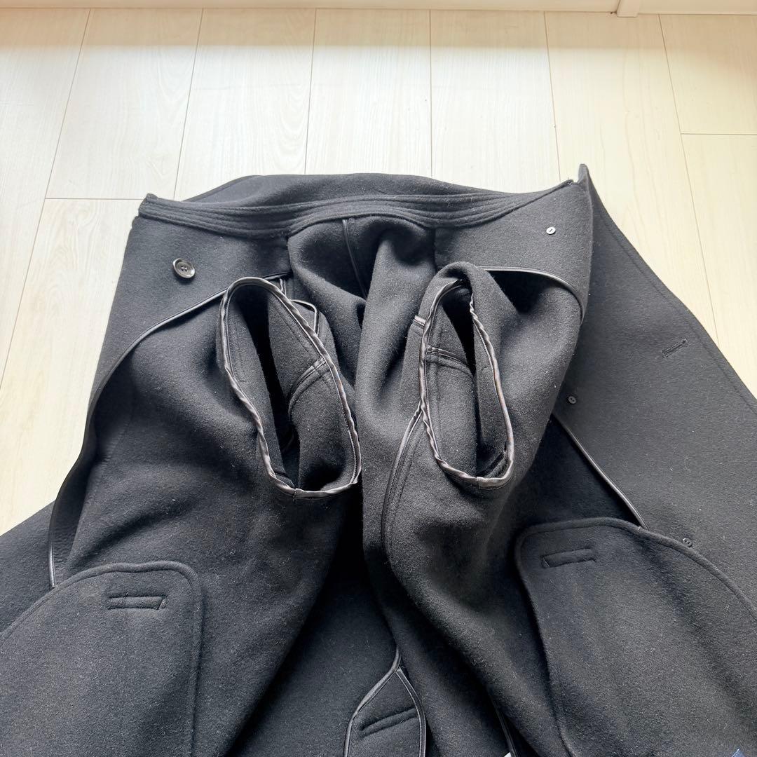 美品✨フレームワーク　Super 100 ダブルクロスPコート　金ボタン　ウール