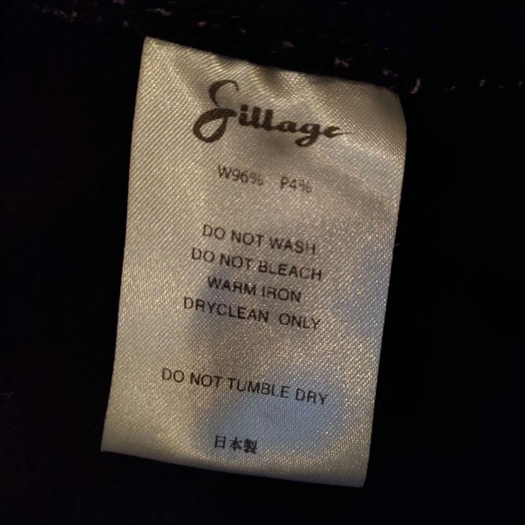 最終価格！　sillage duffle coat black melton 黒