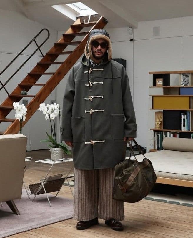 最終価格！　sillage duffle coat black melton 黒