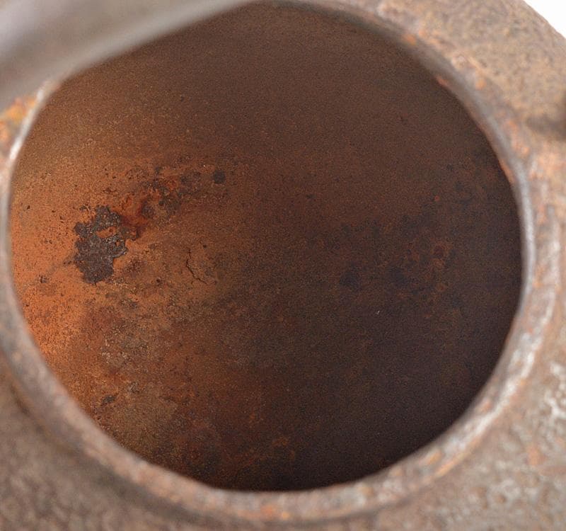 煎茶道具　釜師　高木治良兵衛作　鉄瓶　鉄釜　共箱　J　R5261