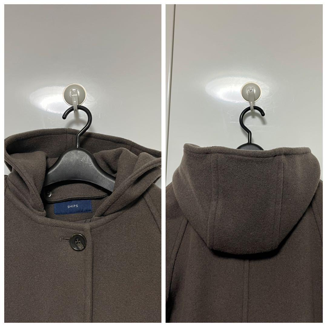 おれんじ様用 美品 SHIPS ハミルトン ウール 2WAY コート 36