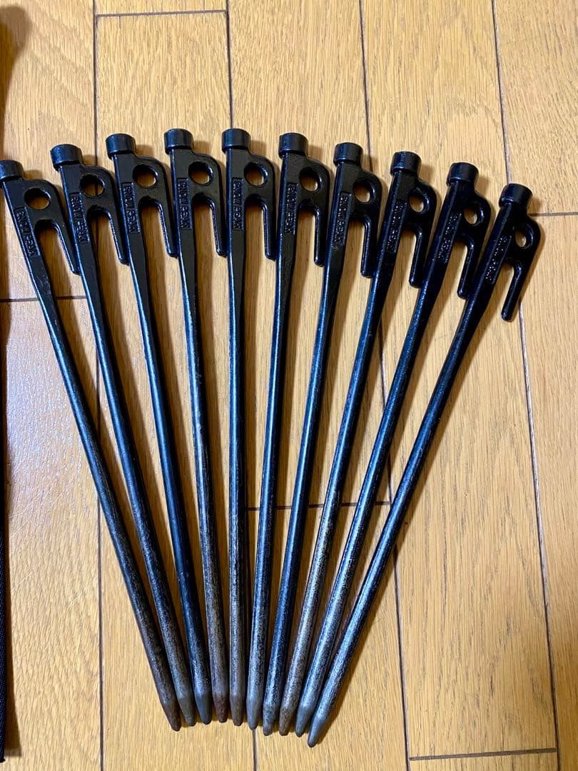 スノーピーク ペグハンマー Pro.C ペグ 40×8本 30×10本 ケース付