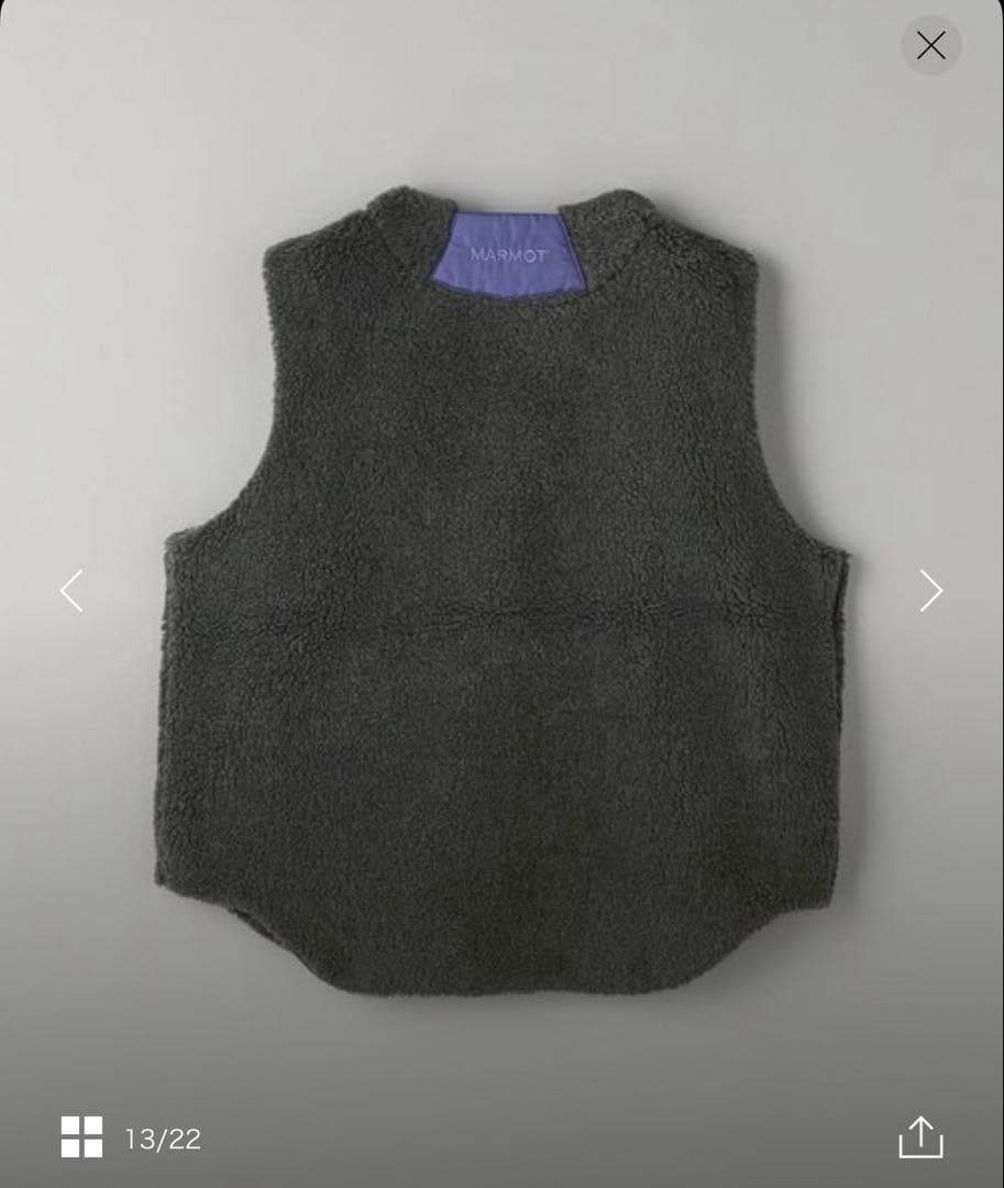 【最終値下げ】MARMOT CAPITAL ボアフリースベスト 美品