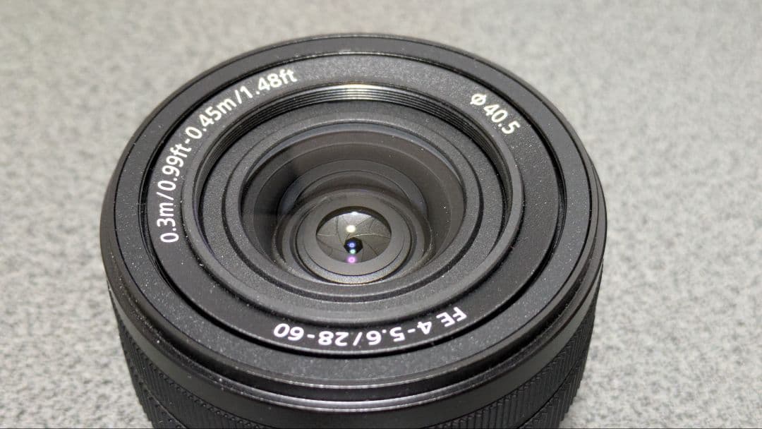 レンズ(ズーム) SONY E 28-60mm F4-5.6 SEL2860