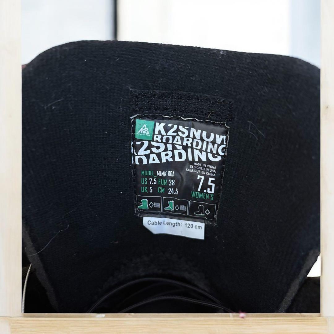 ✨極美品✨K2 MINT BOA レディース スノーボードブーツ 24.5cm
