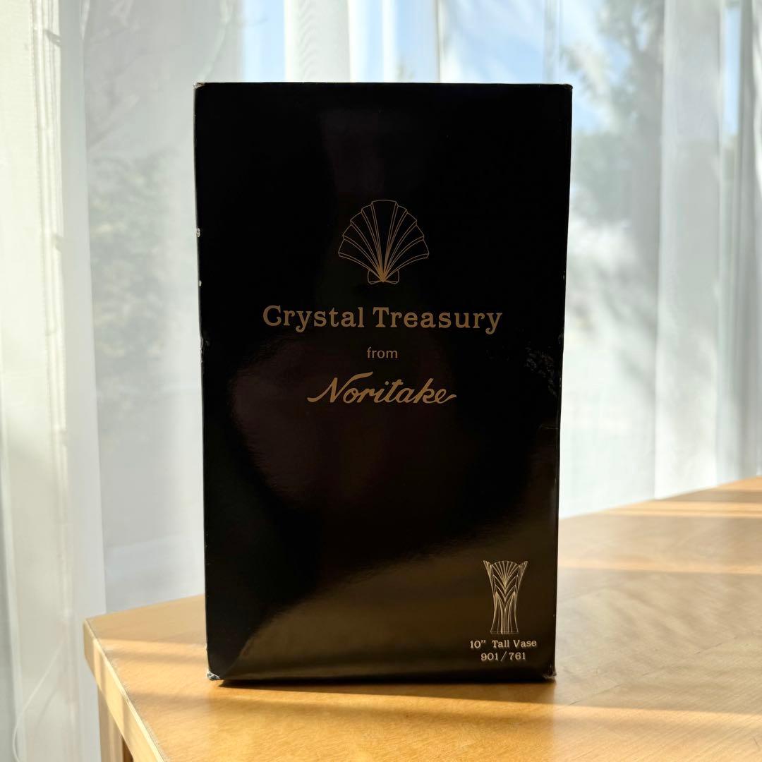 Noritake クリスタル花瓶 10インチ