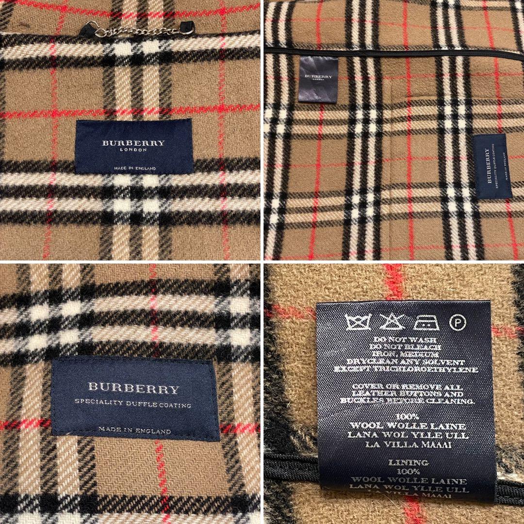BURBERRY イングランド製 ダッフルコート メンズ L-XL バーバリー