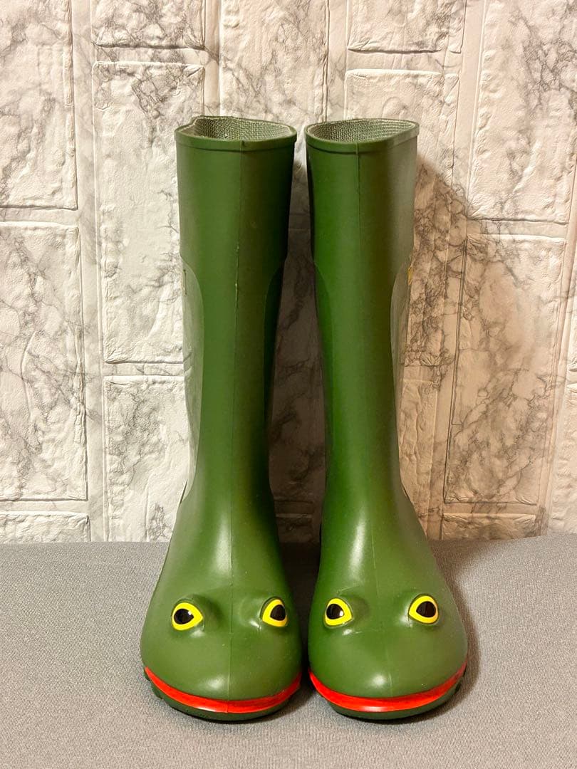 【希少・極美品】Wellipets ウェリペッツ　 カエルレインブーツ　長靴