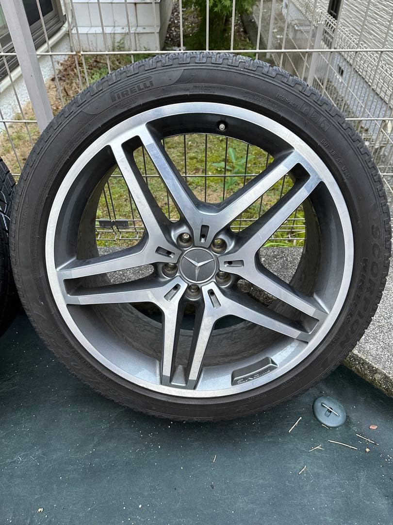 【送料込み】AMG メルセデスベンツ 21インチタイヤホイールセット
