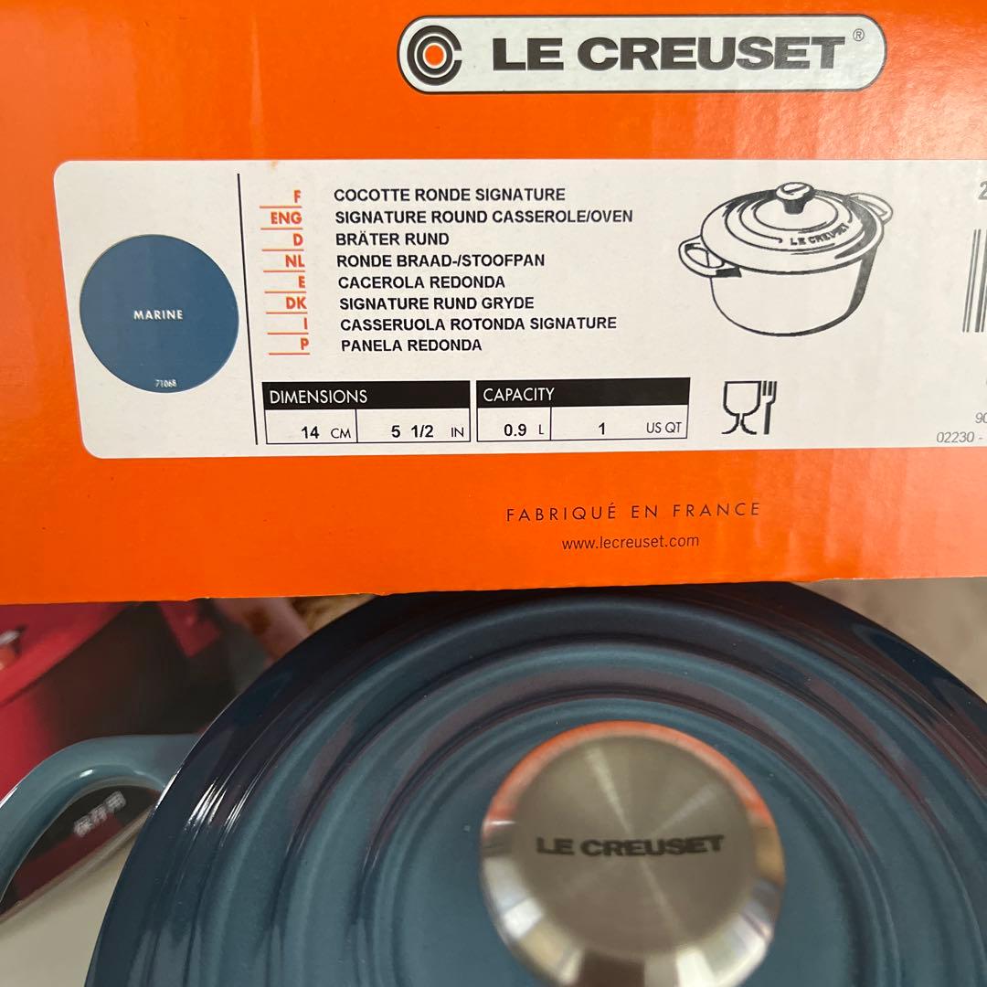 新品未使用 ルクルーゼ ココットロンド14cm