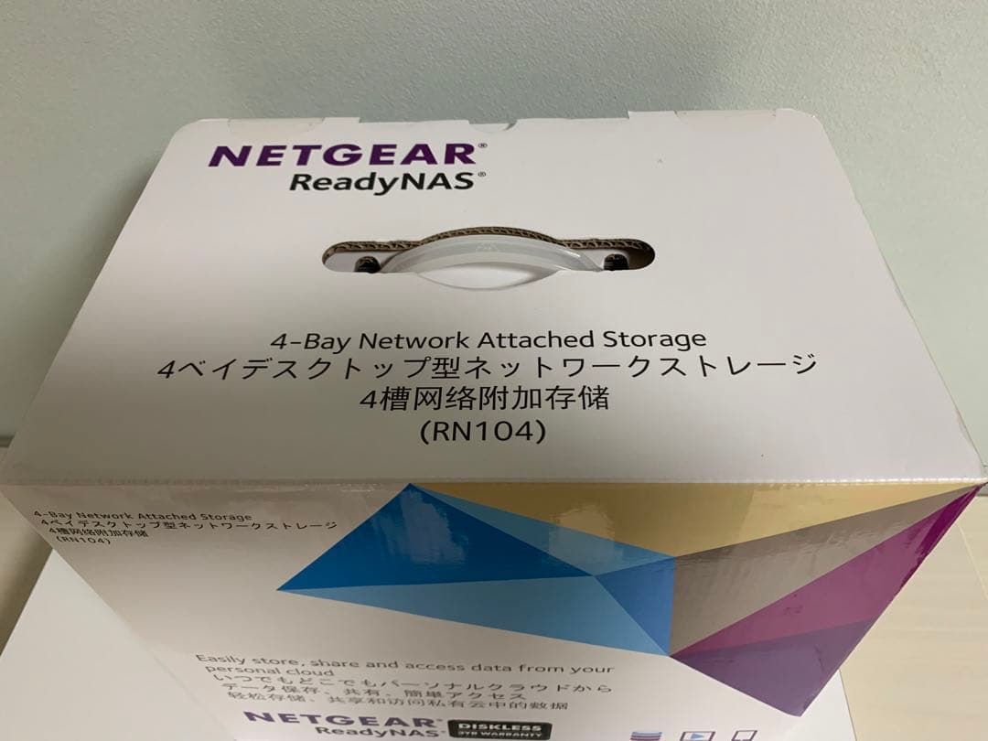 【新品】NETGEAR Ready 4Bay-NAS RN104