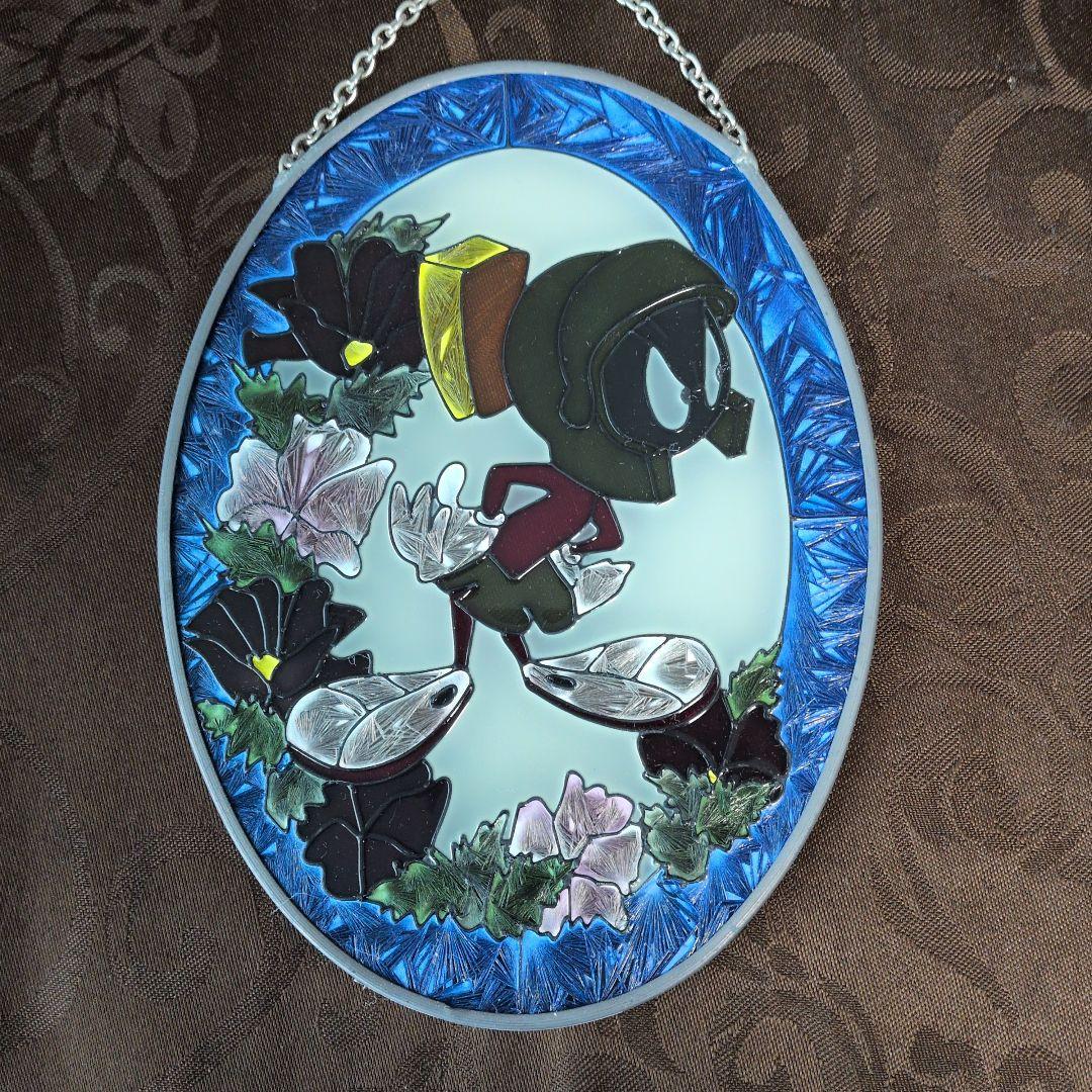 マービン・ザ・マーチャント ステンドグラス　壁掛け サンキャッチャー　希少