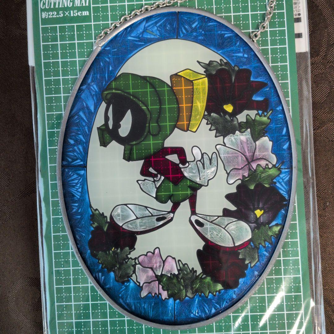 マービン・ザ・マーチャント ステンドグラス　壁掛け サンキャッチャー　希少