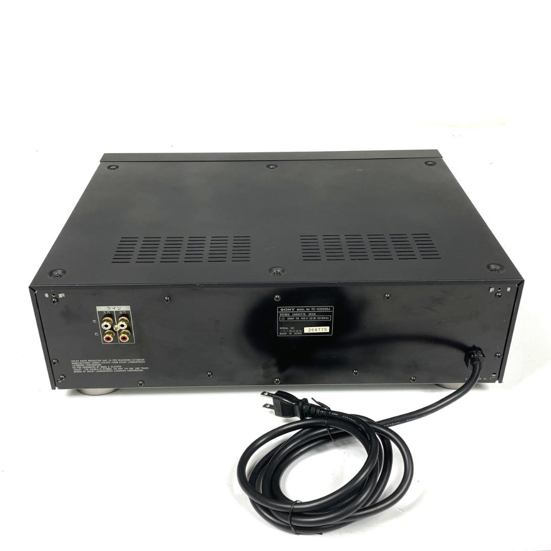 ソニー TC-K222ESJ カセットデッキ Dolby S