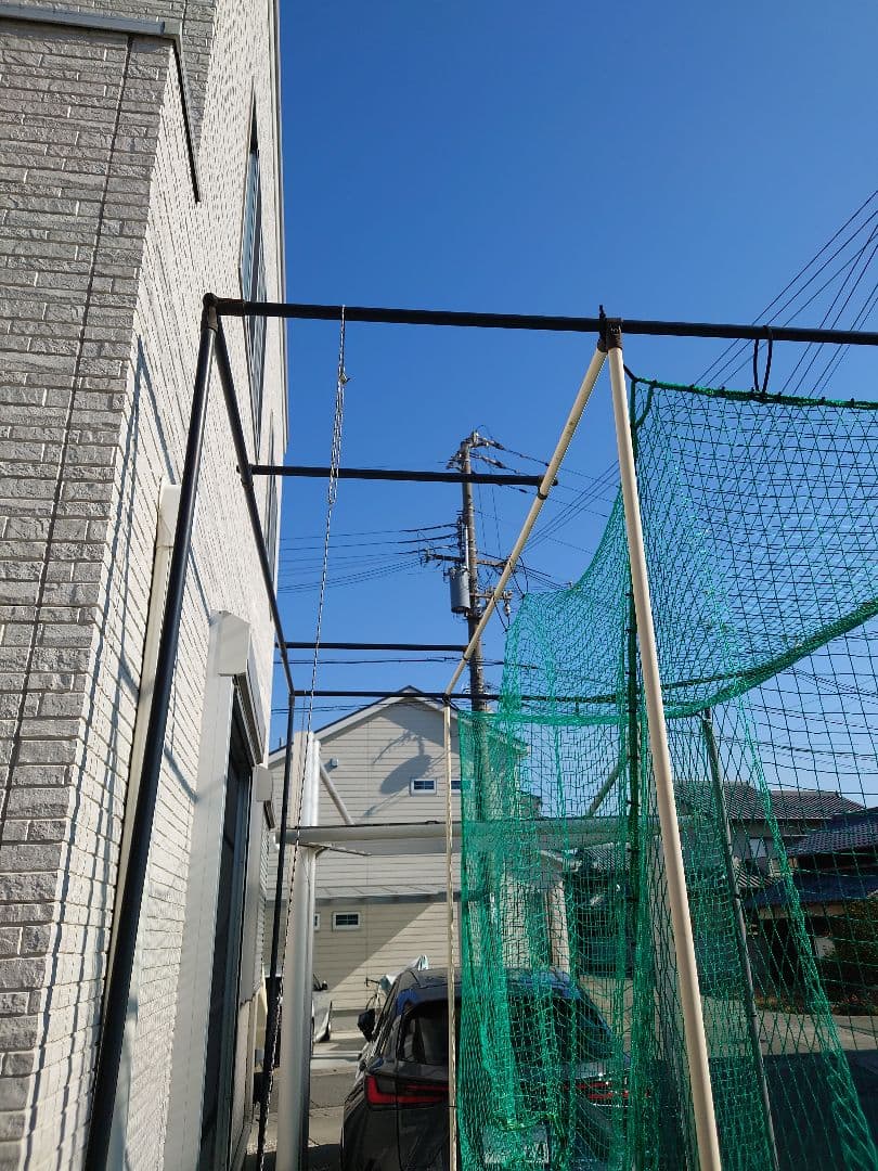 軟球用バッティングネット 幅2.8M×高さ3.3M×奥行2.4M