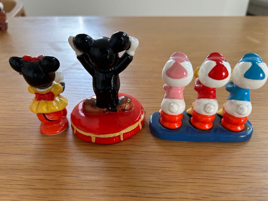 ヴィンテージ　ミッキーマウスレビュー 陶器　置物　10体