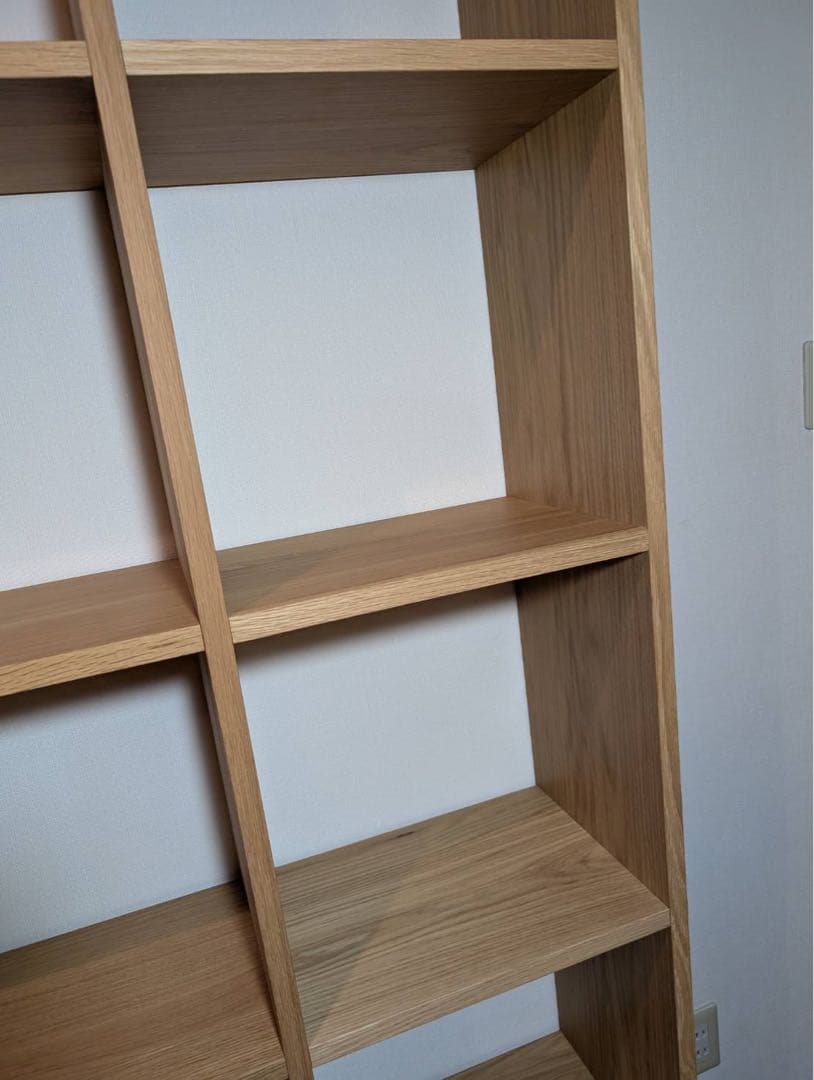 ■送料込■無印良品 スタッキングシェルフ オーク材 木製棚 家具 収納