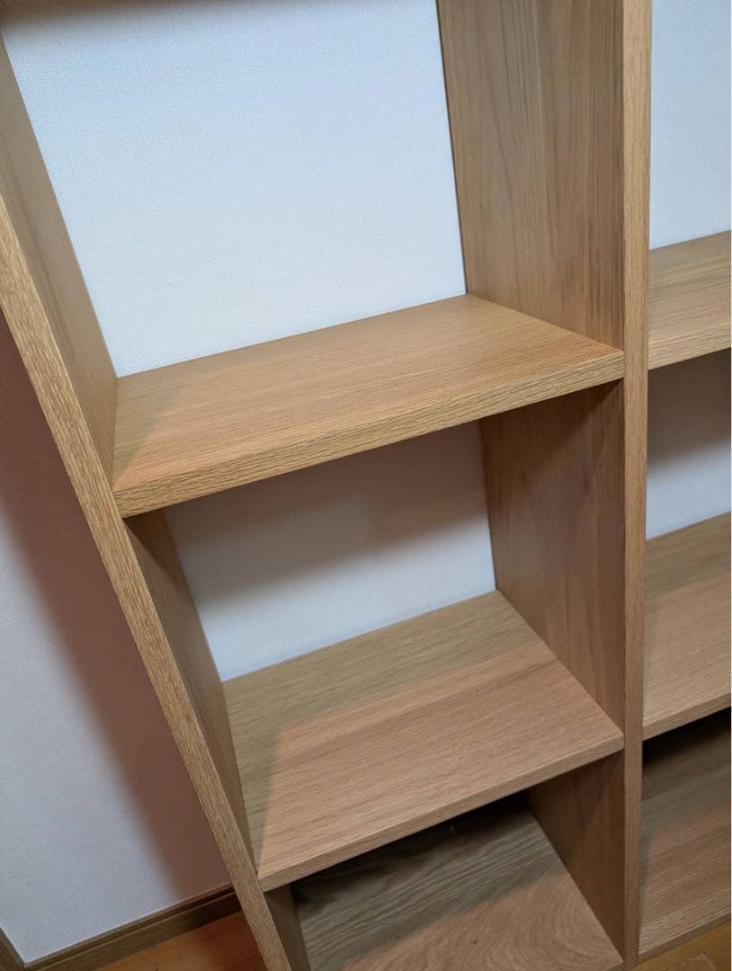 ■送料込■無印良品 スタッキングシェルフ オーク材 木製棚 家具 収納