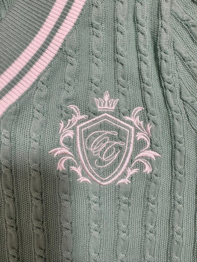 【新品】Callowayキャロウェイ⭐︎ミントグリーン セーターLサイズ近年モデル