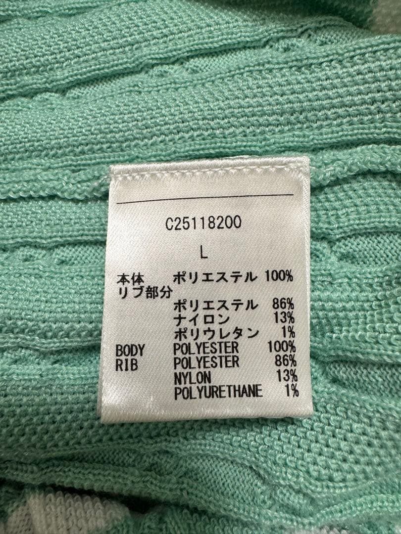 【新品】Callowayキャロウェイ⭐︎ミントグリーン セーターLサイズ近年モデル