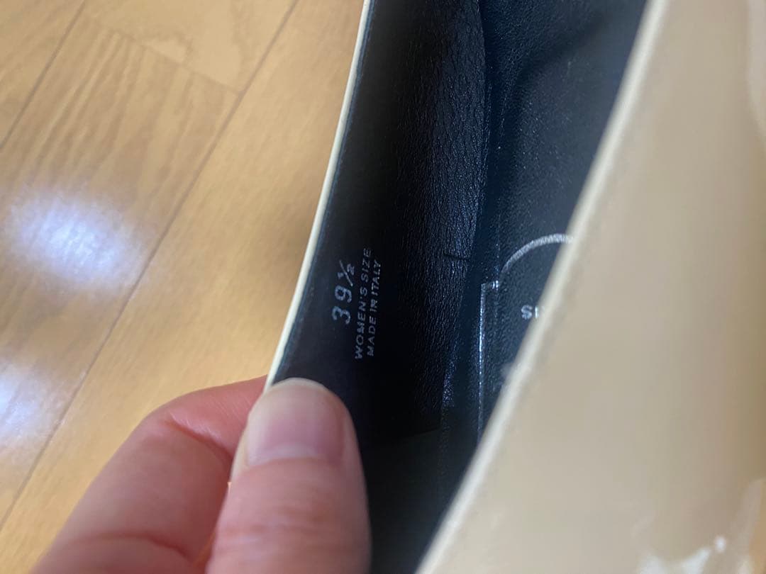 Roger Vivier アイボリー バイカラー定番バレエシューズ39.5