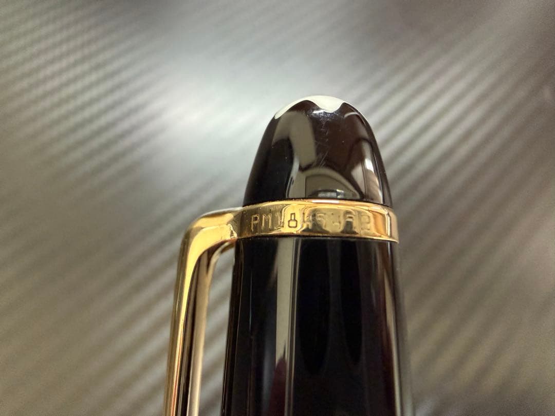 美品 モンブラン マイスターシュテュック 144 ブラック 中白 M 万年筆