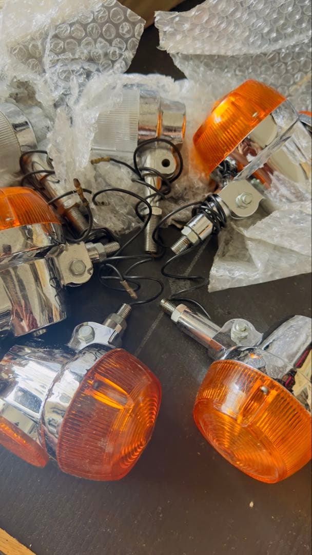 GT380 GT550 クルクルテールランプ　当時物　光ってるのは参考