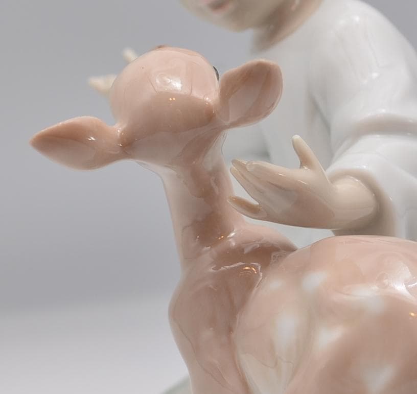 彼らを導く　＃6928　★リヤドロ　スペイン　ポーセリン　光沢仕上げ　絶版　箱付