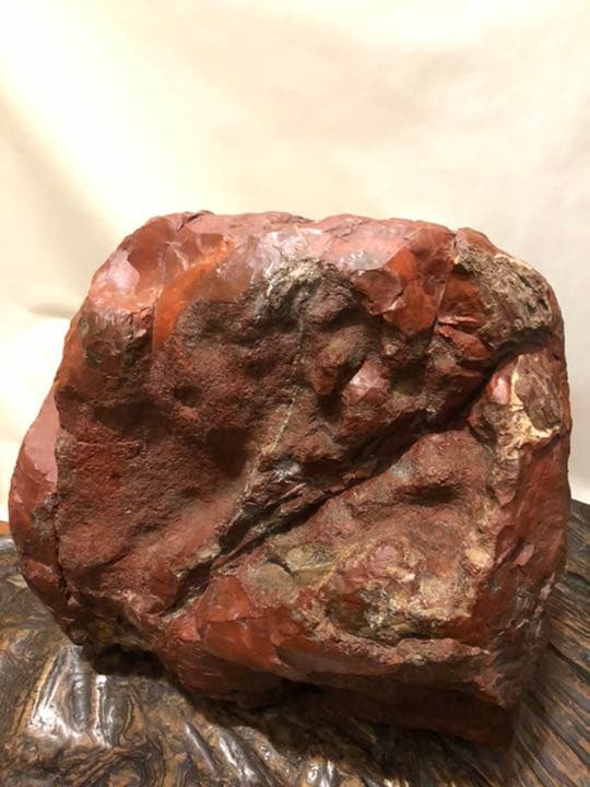 佐渡銘石　赤玉石　赤石　85kg