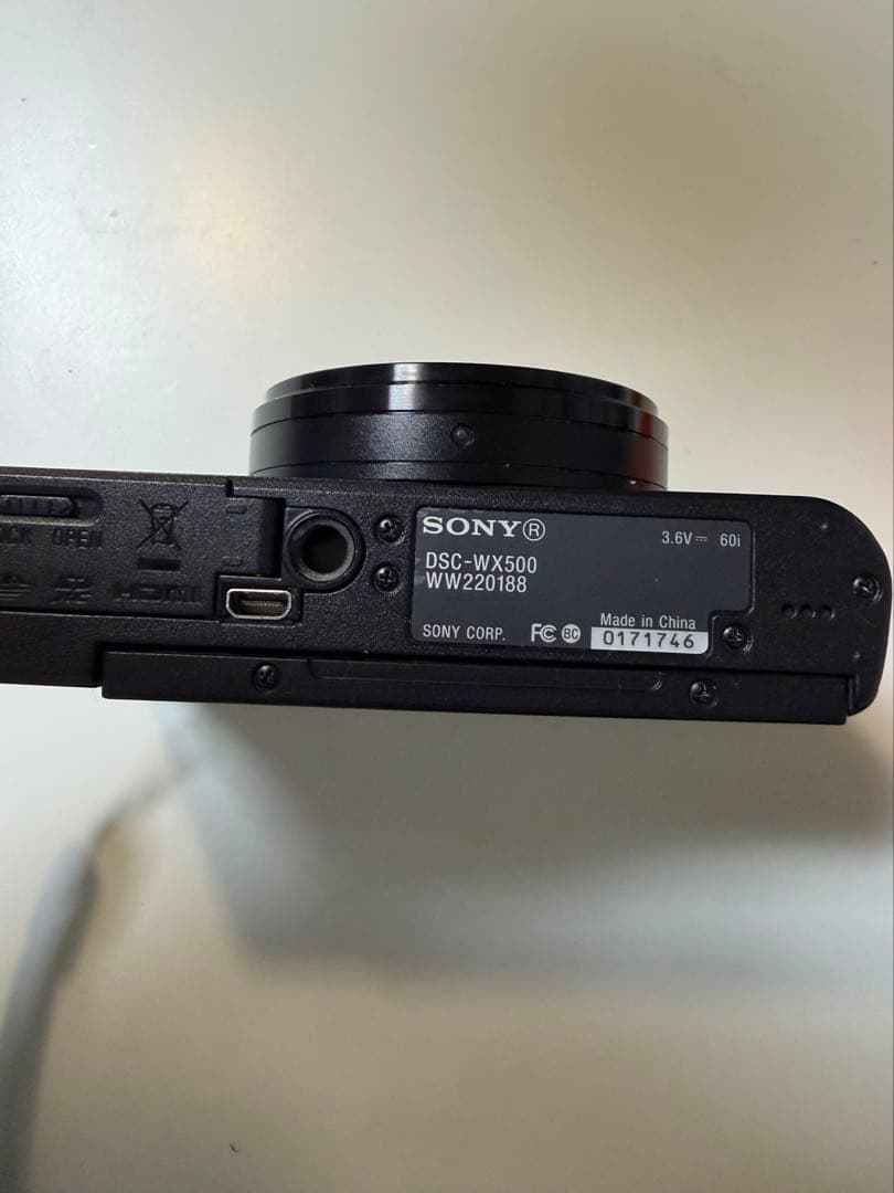 ソニー/コンパクトデジタルカメラ/Cyber-shot/DSC-WX500