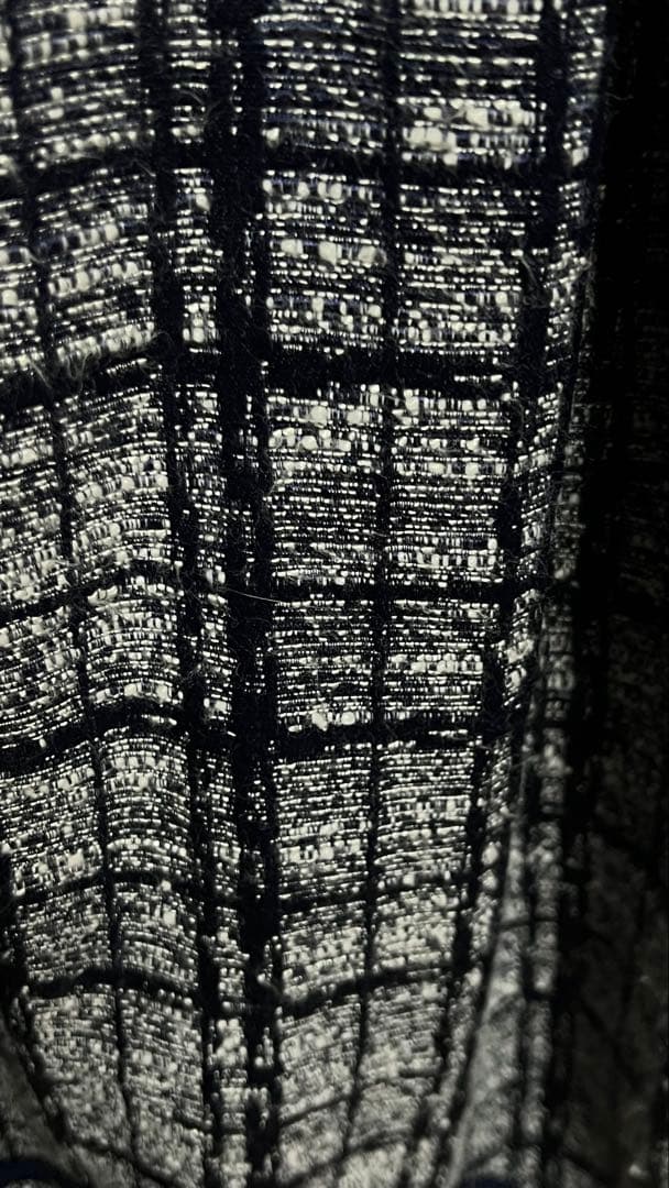 チェックツイード JSK 紺色