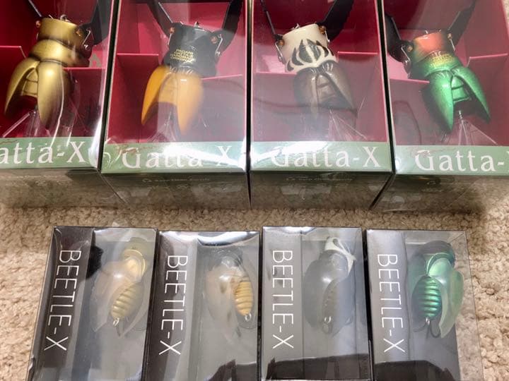 【新品未開封 未使用】メガバス2020数量限定ガッタX ビートルX新色8点セット