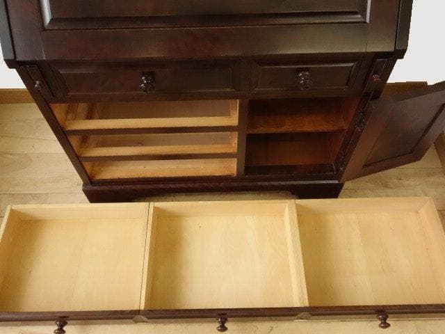 北海道民芸家具　ＨＭ８００ビューロー　ライティング　 再塗装済　ＵＳＥＤ