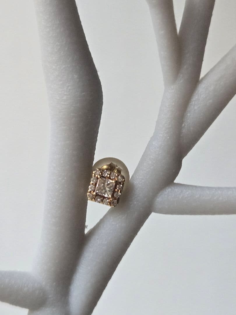 ゴールド ダイヤモンド ピアス(片方のみ)