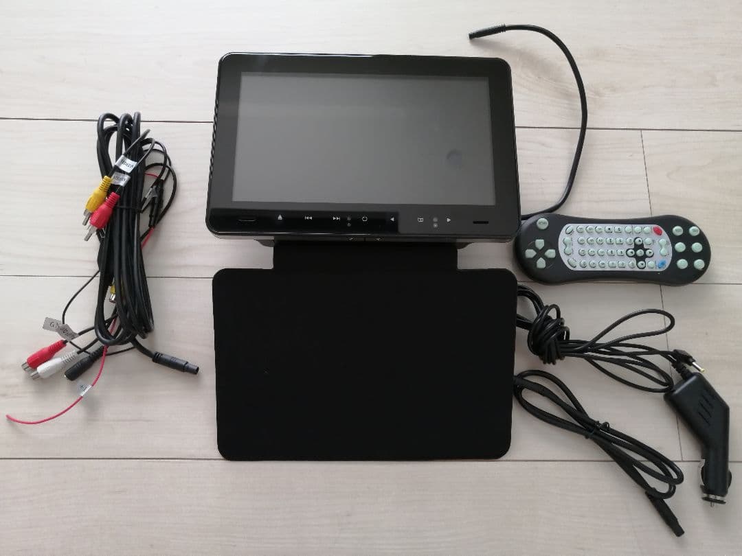 車載用DVDモニター　後部座席用９インチ　フロントスピーカー