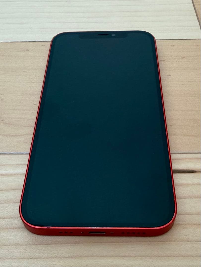 【値下げしました】iPhone12 SIMフリー(128GB/レッド)箱付き