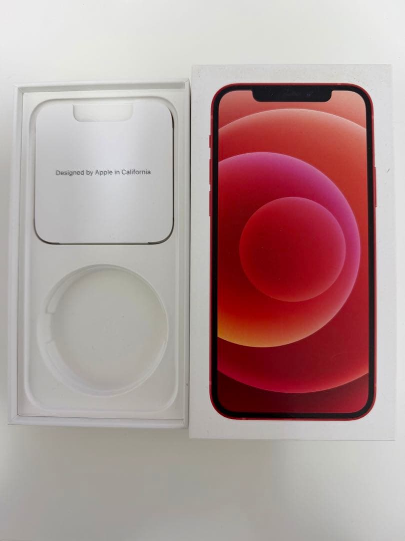 【値下げしました】iPhone12 SIMフリー(128GB/レッド)箱付き