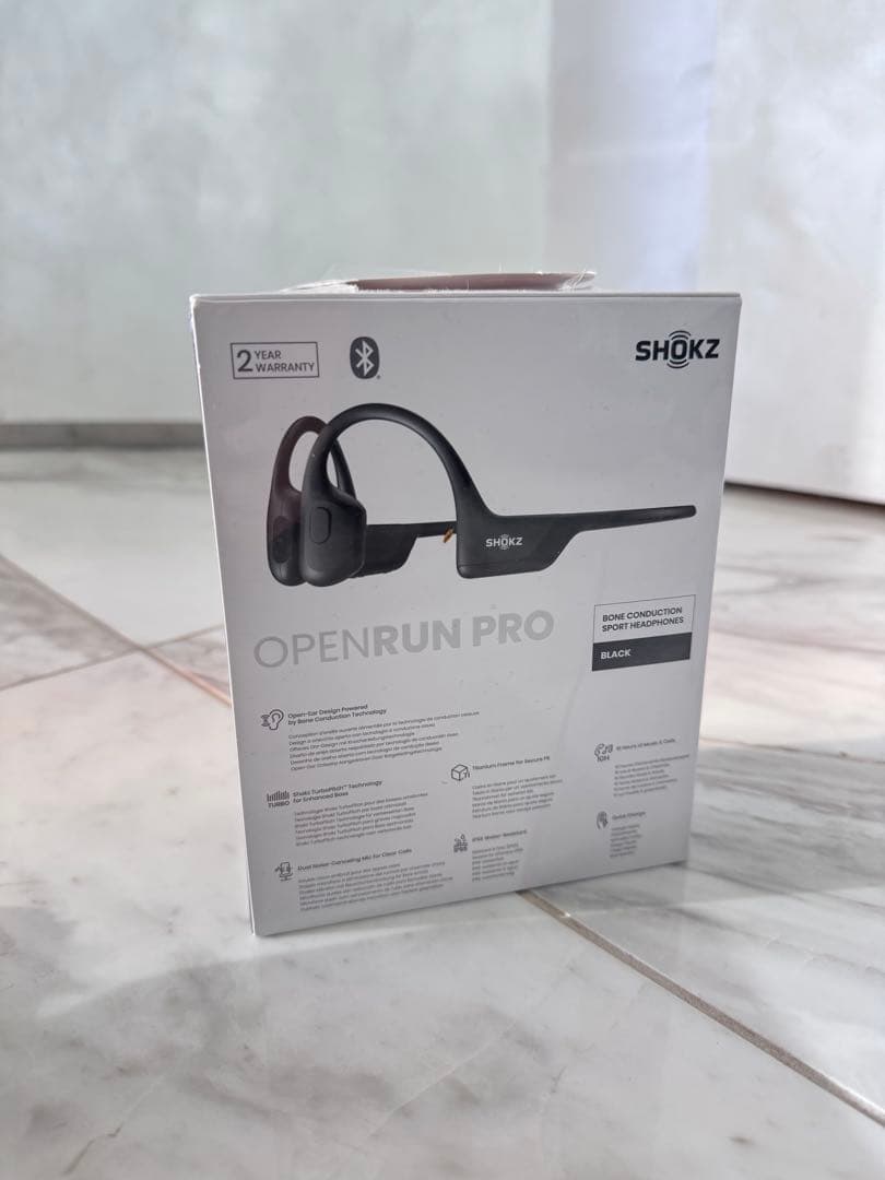 SHOKZ OpenRun Pro ブラック 新品未開封 骨伝導イヤホン 正規品