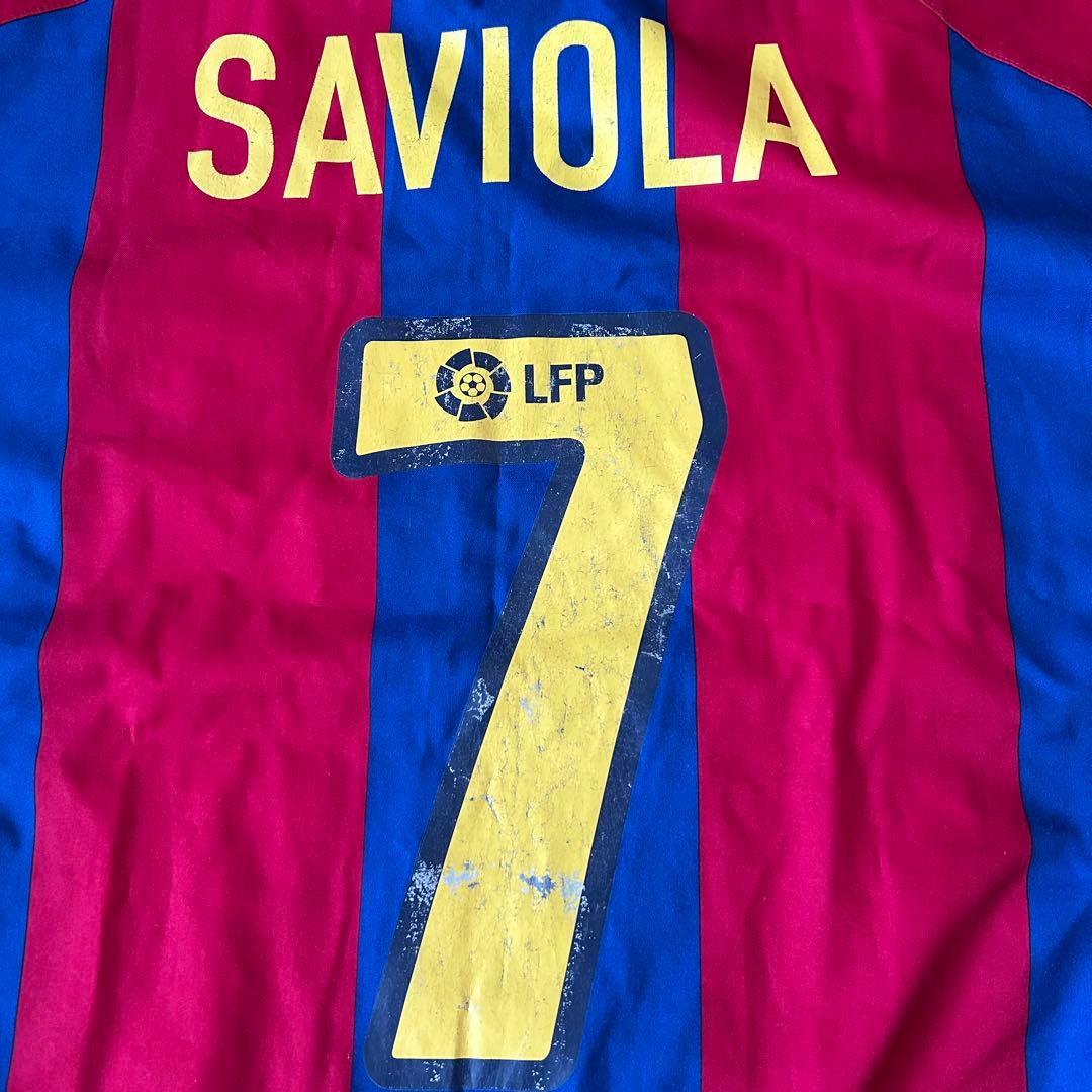 美品 NIKE ナイキ FCバルセロナ ユニフォーム 2002/03 ホーム Ｌ