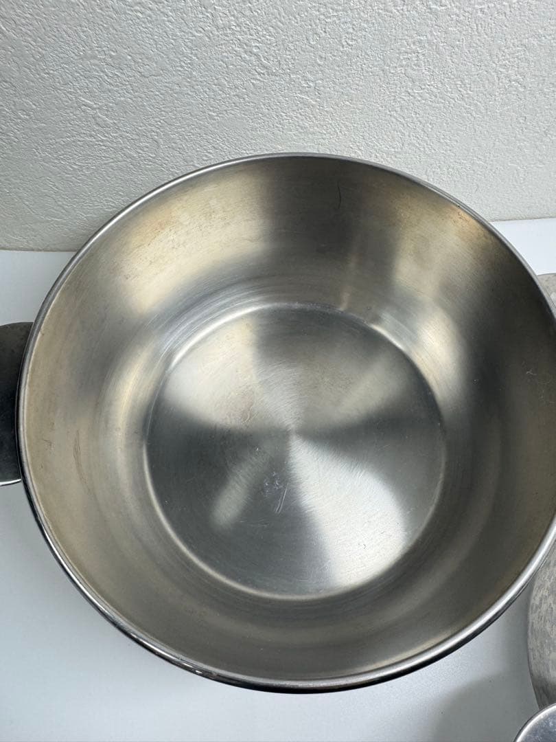 LAGOSTINA ステンレス 両手鍋 3点セット 14•18•20cm