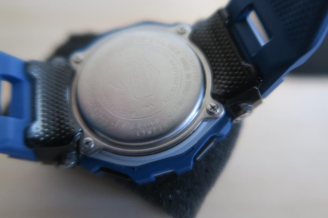 【中古】CASIO G-SHOCK デジタル腕時計 ブルー 3506JA