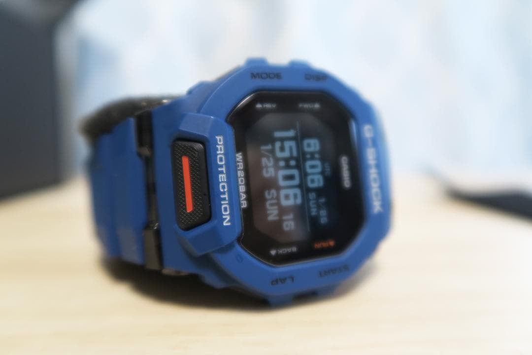 【中古】CASIO G-SHOCK デジタル腕時計 ブルー 3506JA