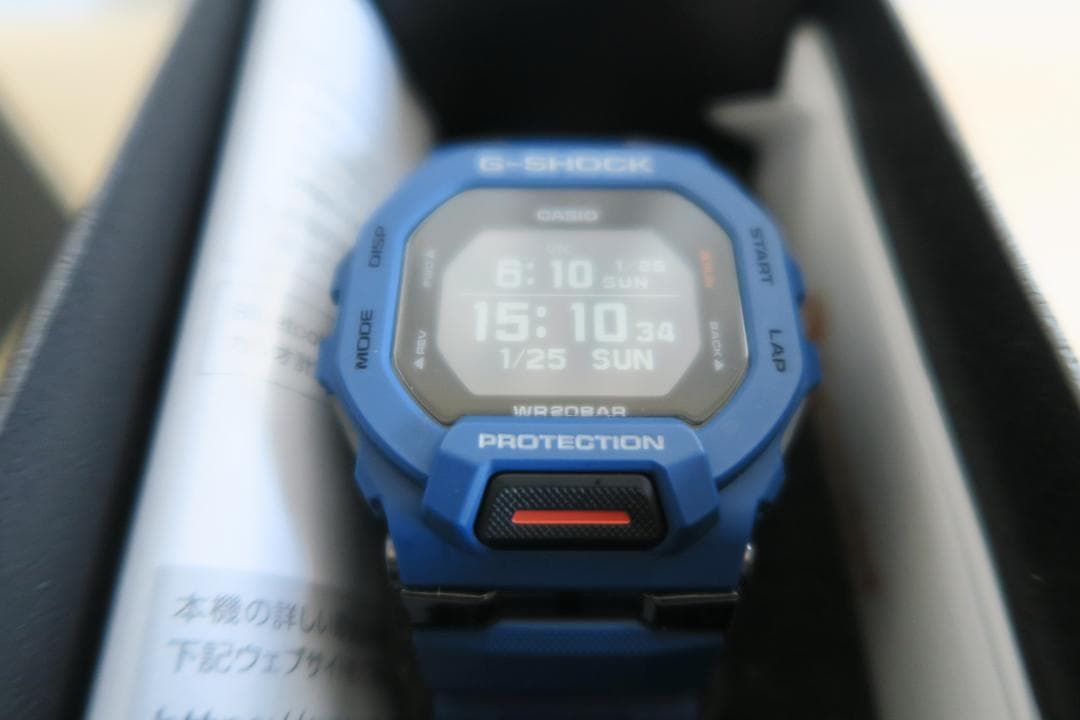 【中古】CASIO G-SHOCK デジタル腕時計 ブルー 3506JA
