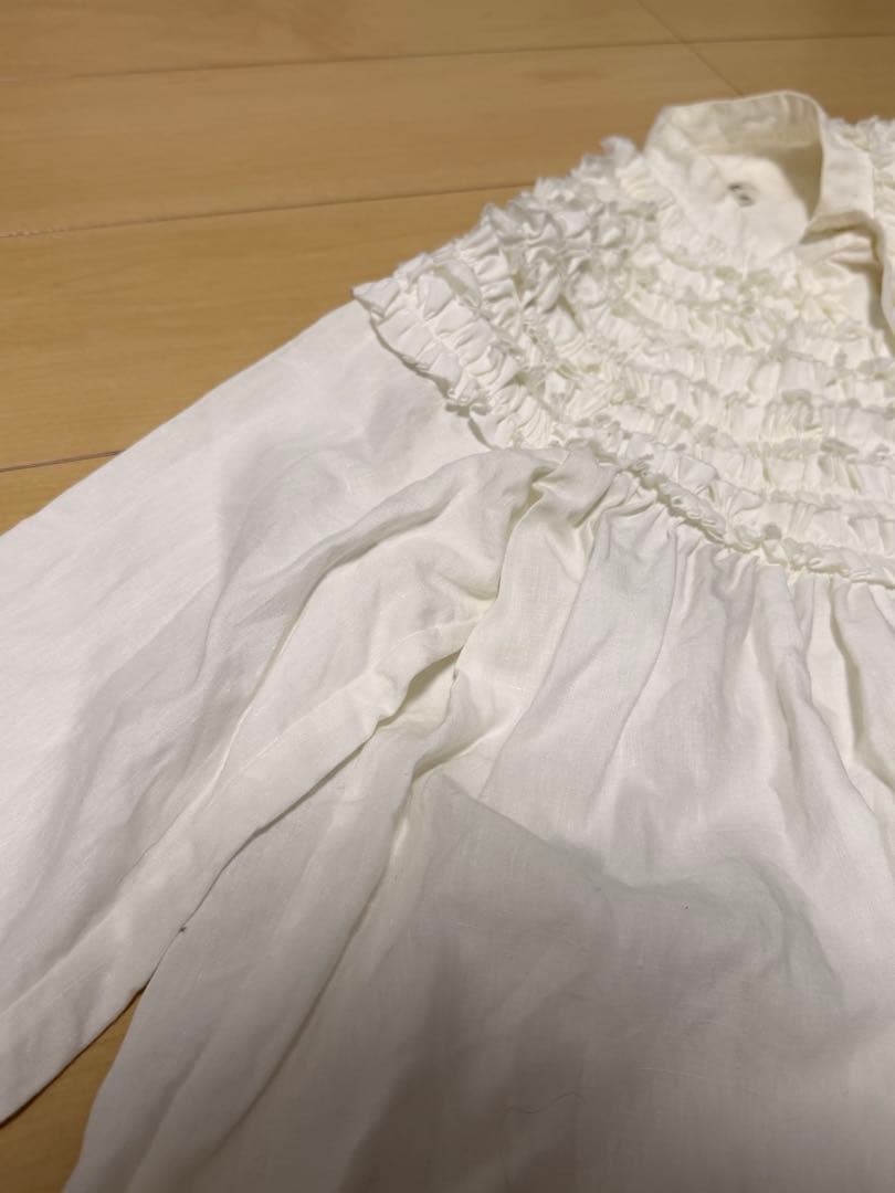 即完売品 Drawer別注 Scye サイ ピコフリルブラウスM 329