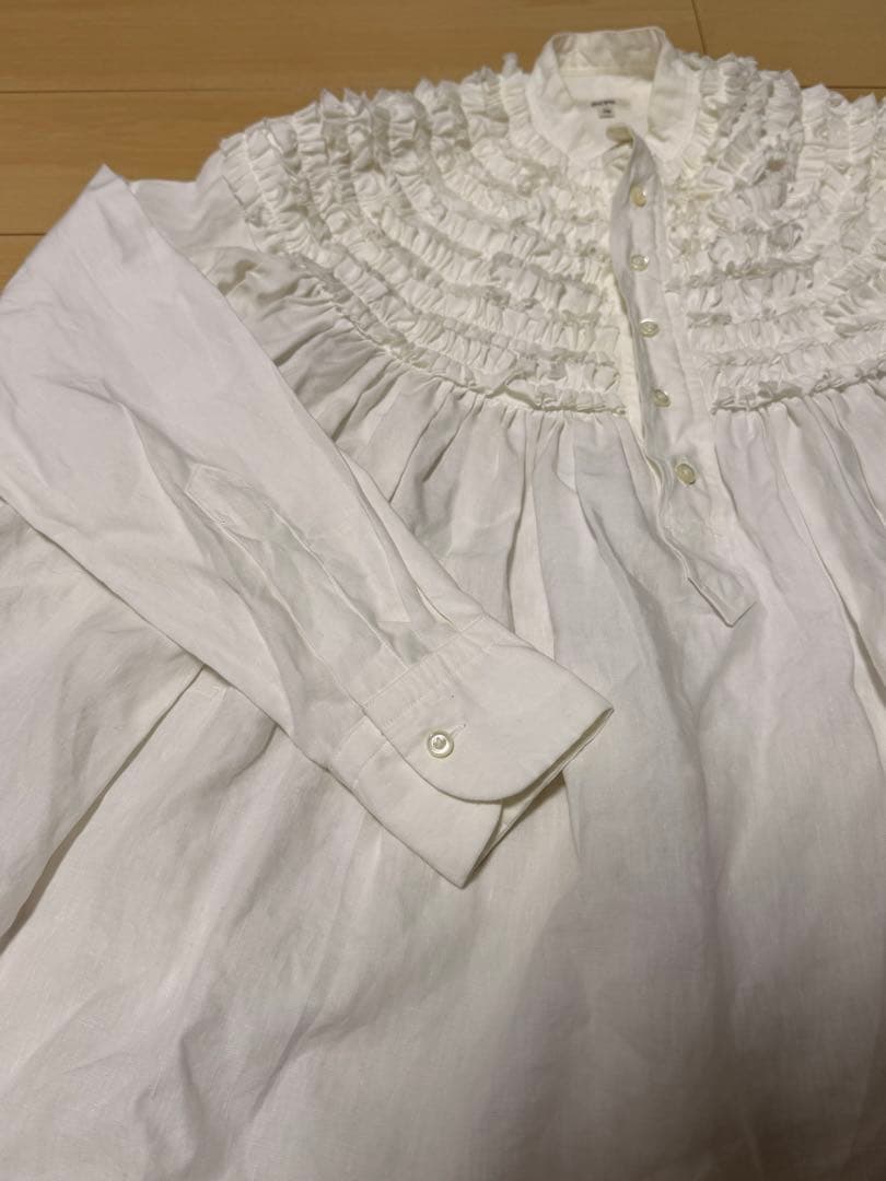 即完売品 Drawer別注 Scye サイ ピコフリルブラウスM 329