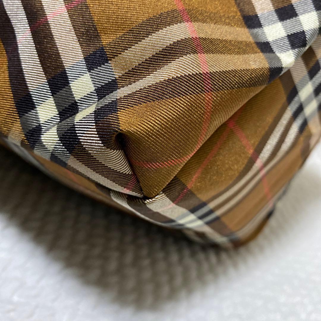 未使用 Burberry バーバリーブルーレーベル ノバチェック ハンドバッグ