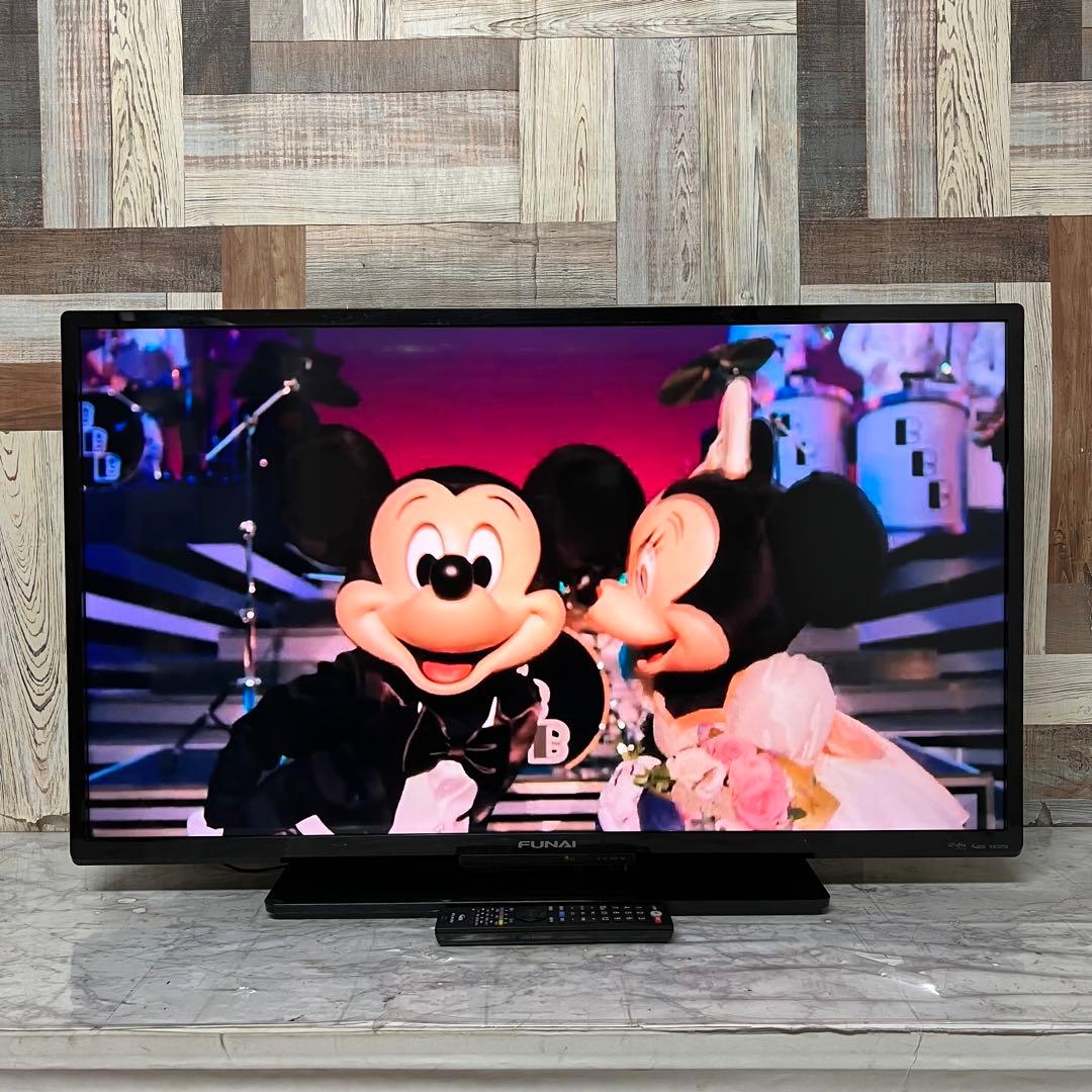 即日受渡❣️全国送料込FUNAI40V型地デジ.BS. CS録画機能搭載テレビ