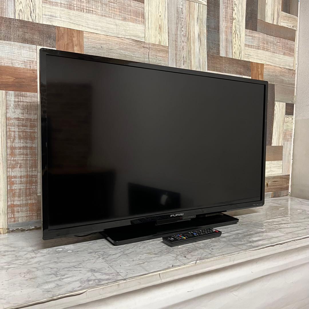 即日受渡❣️全国送料込FUNAI40V型地デジ.BS. CS録画機能搭載テレビ